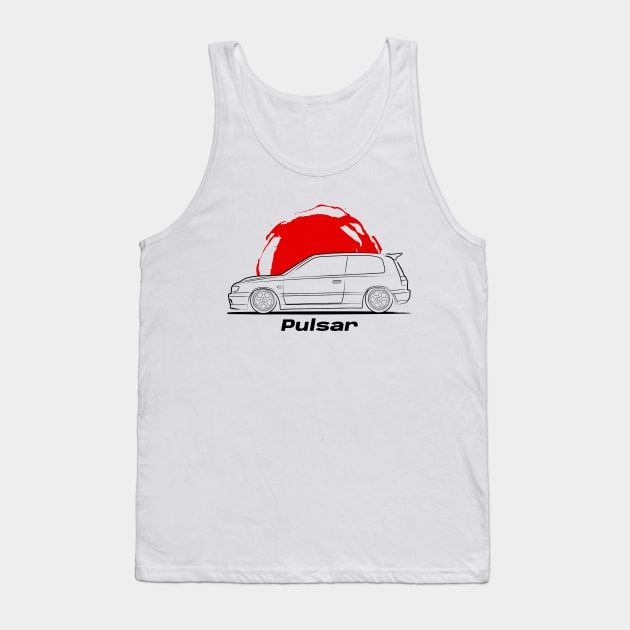 Sunny Pulsar Tank Top by turboosted